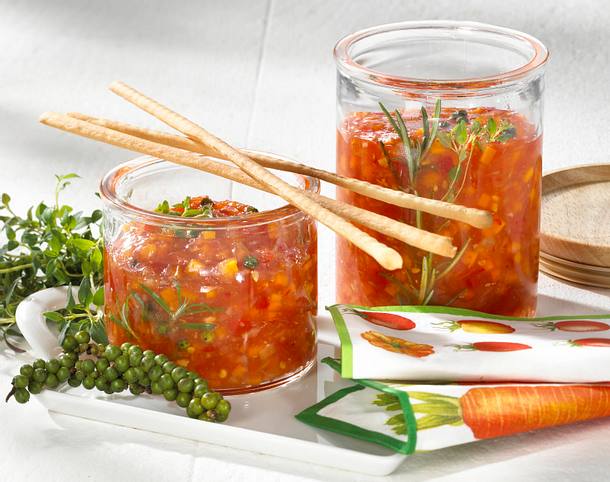 Tomaten-Möhren-Chutney Rezept Tomaten-Möhren-Chutney Rezept