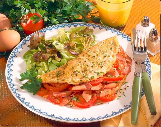 Tomaten-Omelett Rezept Tomaten-Omelett Rezept