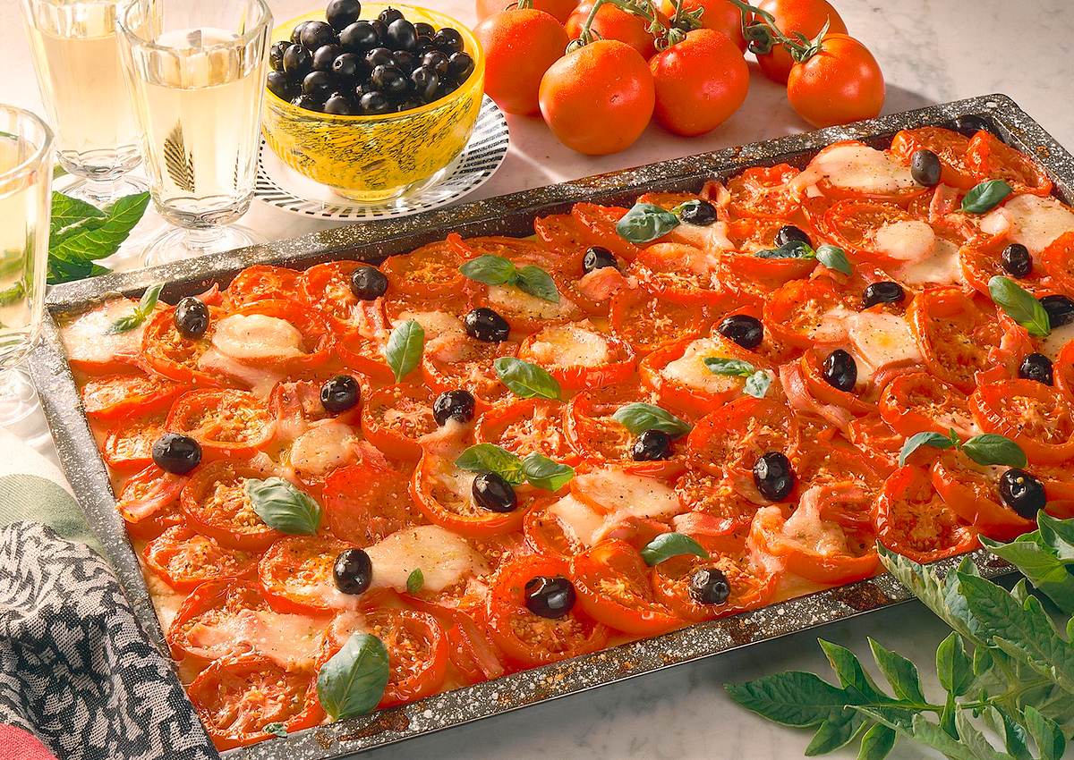 Tomaten-Pizza Rezept