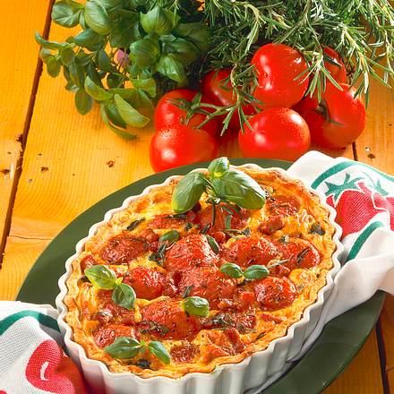 Tomaten-Quiche Rezept Tomaten-Quiche Rezept