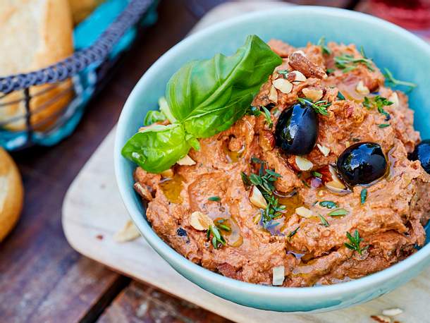 Tomaten-Salzmandel-Dip Rezept