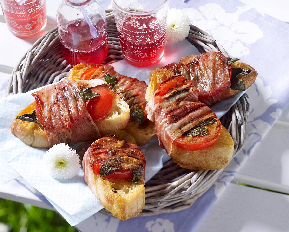 Tomaten-Schinken-Röstbrot Rezept