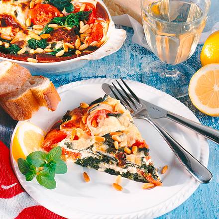 Tomaten-Spinat-Auflauf Rezept