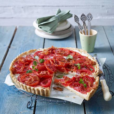 Tomaten-Tarte mit Gorgonzola-Creme Rezept Tomaten-Tarte mit Gorgonzola-Creme Rezept