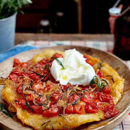 Tomaten-Tarte-Tatin Rezept Tomaten-Tarte-Tatin Rezept