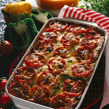 Tomaten-Vollkorn-Lasagne Rezept Tomaten-Vollkorn-Lasagne Rezept