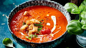 Tomatencremesuppe Rezept - Foto: LECKER @ Bauer Media Group Tomatencremesuppe Rezept - Foto: LECKER @ Bauer Media Group