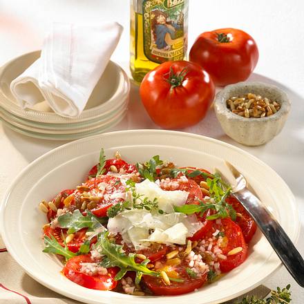 Tomatensalat mit Rauke Rezept