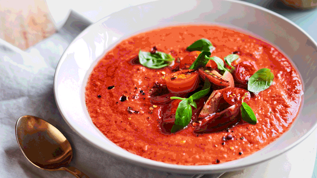Tomatensuppe Rezept - Foto: LECKER @ Bauer Media Group Tomatensuppe Rezept - Foto: LECKER @ Bauer Media Group