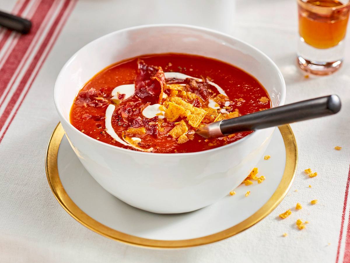 Tomatensuppe mit einem Hauch Zimt Rezept