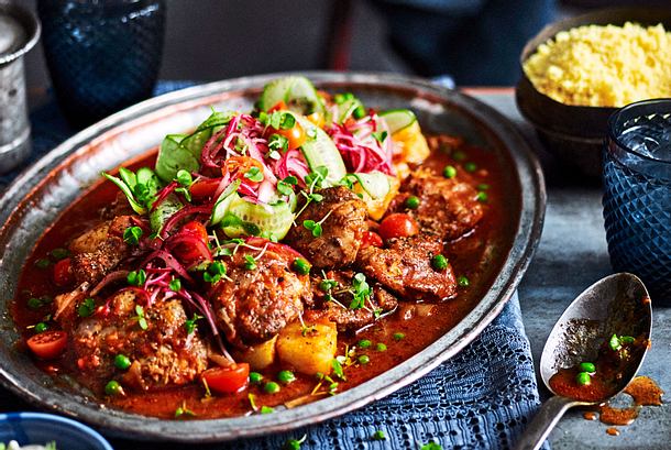 Tomatiges Puten-Ragout „Garam Masala“ Rezept
