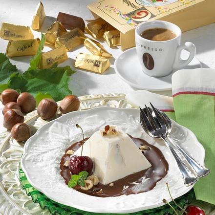 Torrone-Eis mit Schoko-Sahne Rezept Torrone-Eis mit Schoko-Sahne Rezept