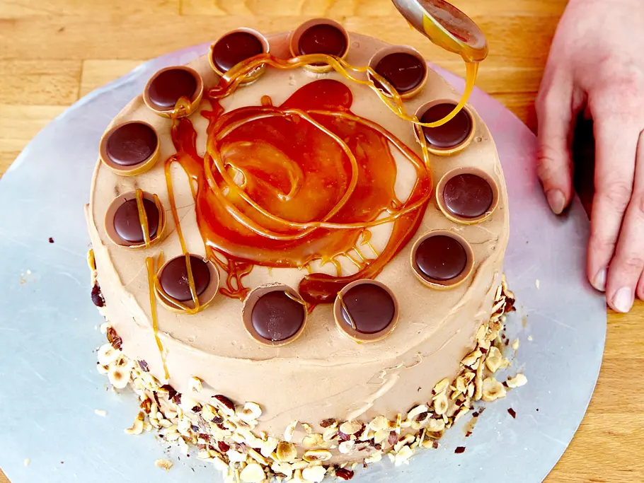Toffee-Torte - Schritt 7: Toffee-Torte - Schritt 7: