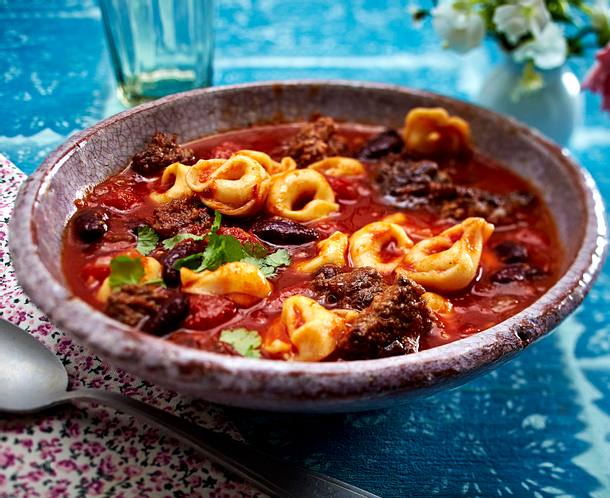 Tortellini-Bohnen-Hack-Topf Rezept Tortellini-Bohnen-Hack-Topf Rezept