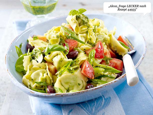 Tortellini-Salat mit Pesto und Tomaten Rezept Tortellini-Salat mit Pesto und Tomaten Rezept