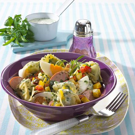 Tortellinisalat mit Grüner Soße Rezept Tortellinisalat mit Grüner Soße Rezept