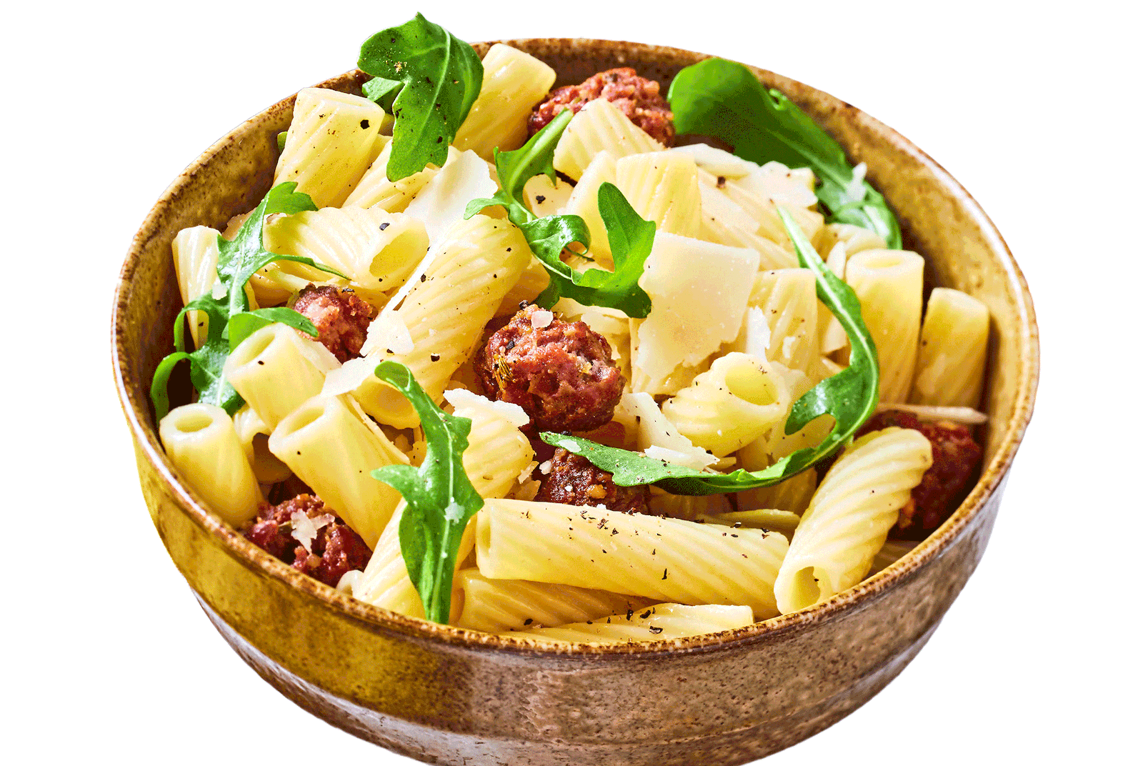 Tortiglioni mit würzigen SalsicciaBällchen Rezept LECKER