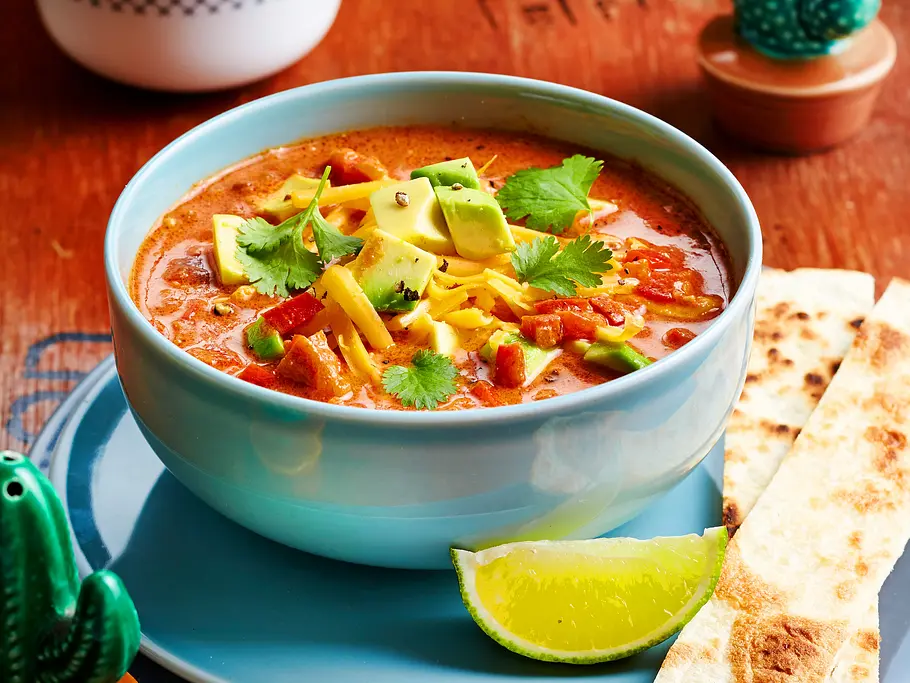 Tortilla-Suppe Rezept Tortilla-Suppe
