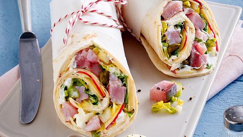 Tortilla-Wrap mit Matjes Rezept - Foto: House of Food / Bauer Food Experts KG
