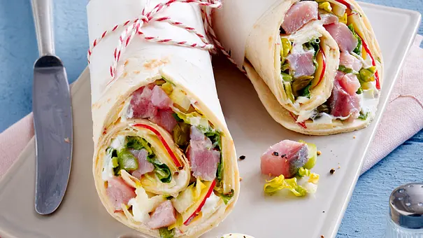 Tortilla-Wrap mit Matjes Rezept - Foto: LECKER @ Bauer Media Group