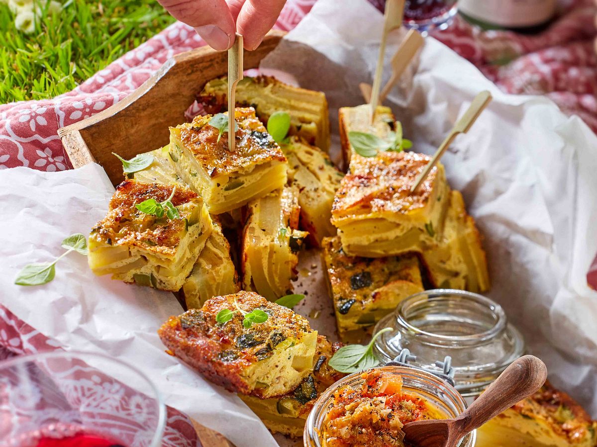 Tortilla-Würfel mit Paprika-Salsa Rezept