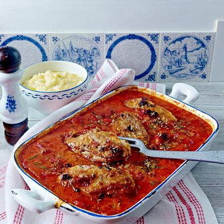 Toskanisches Tomatenhähnchen Rezept Toskanisches Tomatenhähnchen Rezept