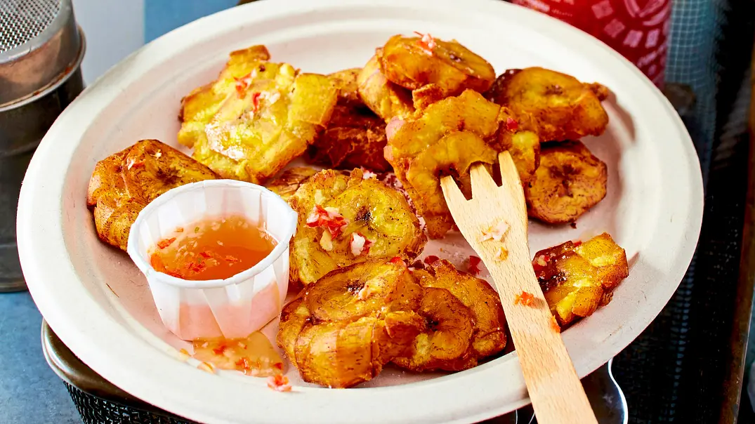 Tostones mit Chili-Essig Rezept - Foto: LECKER @ Bauer Media Group Tostones mit Chili-Essig Rezept - Foto: LECKER @ Bauer Media Group