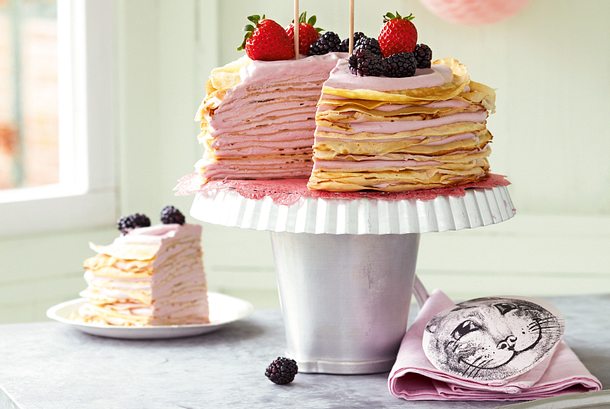 Tour de Crêpes mit Beerencreme Rezept Tour de Crêpes mit Beerencreme Rezept