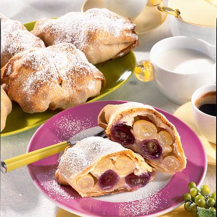 Trauben-Ministrudel Rezept Trauben-Ministrudel Rezept