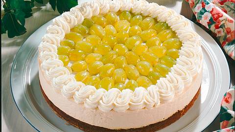 Trauben-Sahne-Torte Rezept - Foto: Klemme