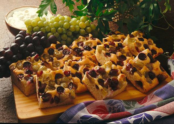 Traubenkuchen vom Blech Rezept Traubenkuchen vom Blech Rezept