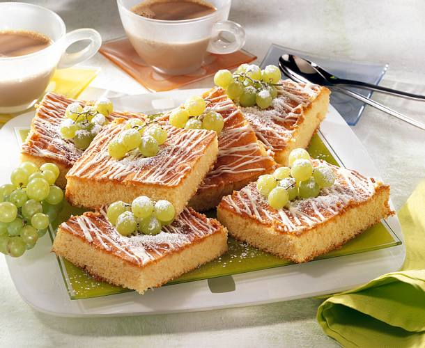 Traubenkuchen vom Blech Rezept Traubenkuchen vom Blech Rezept