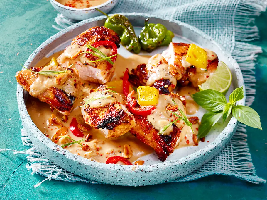 Traumhaftes Erdnusshähnchen Rezept Traumhaftes Erdnusshähnchen Rezept