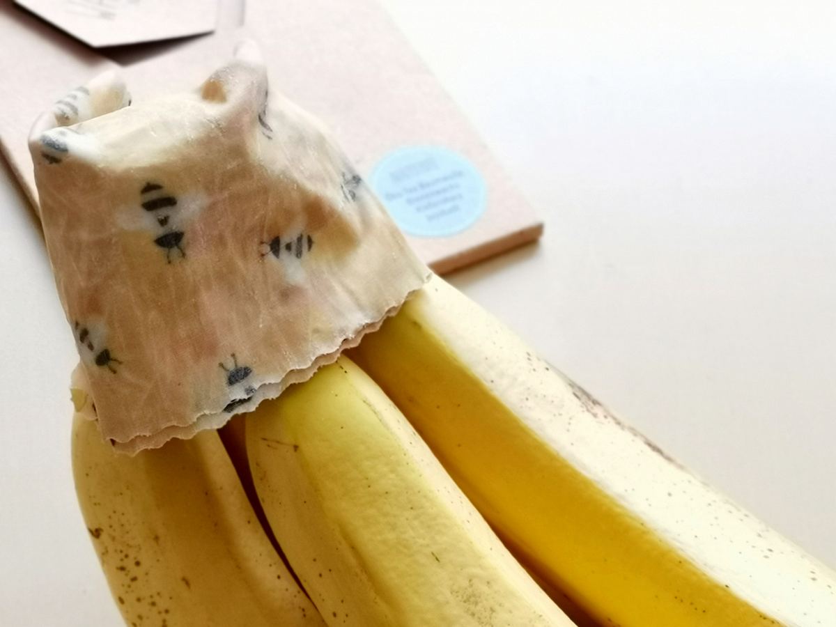 Trick gegen Lebensmittelverschwendung: Bananenstrunk abdecken