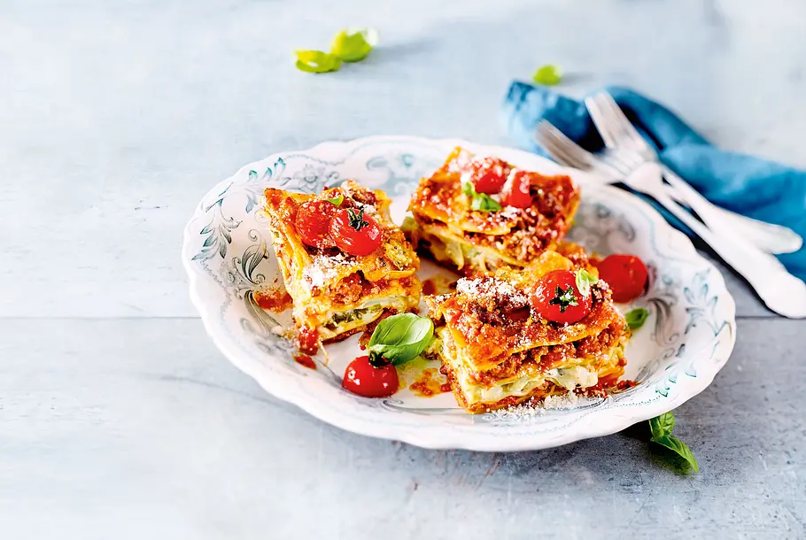 Triple-Cheese-Lasagne mit Spitzkohl Rezept