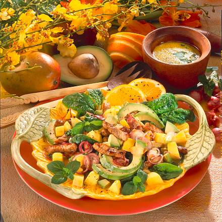 Tropischer Salat Rezept