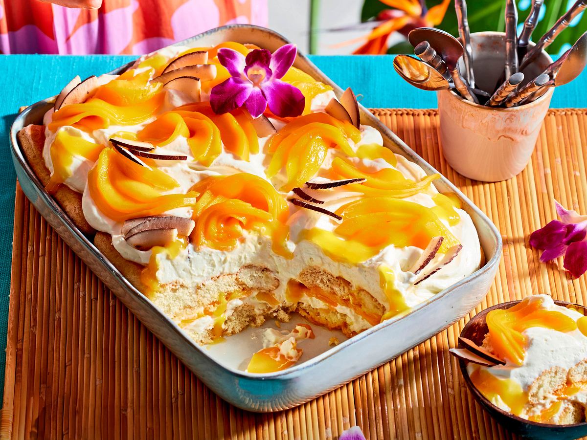 Tropisches Mango-Tiramisu Rezept