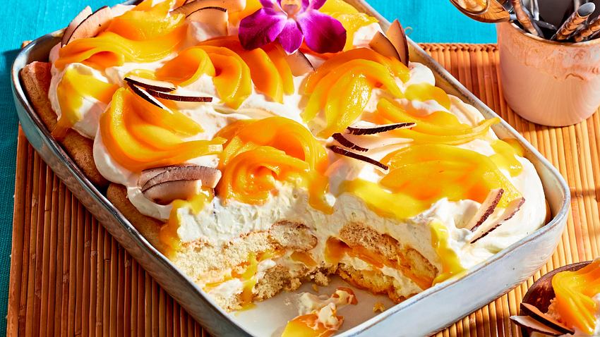 Tropisches Mango-Tiramisu Rezept - Foto: House of Food / Bauer Food Experts KG