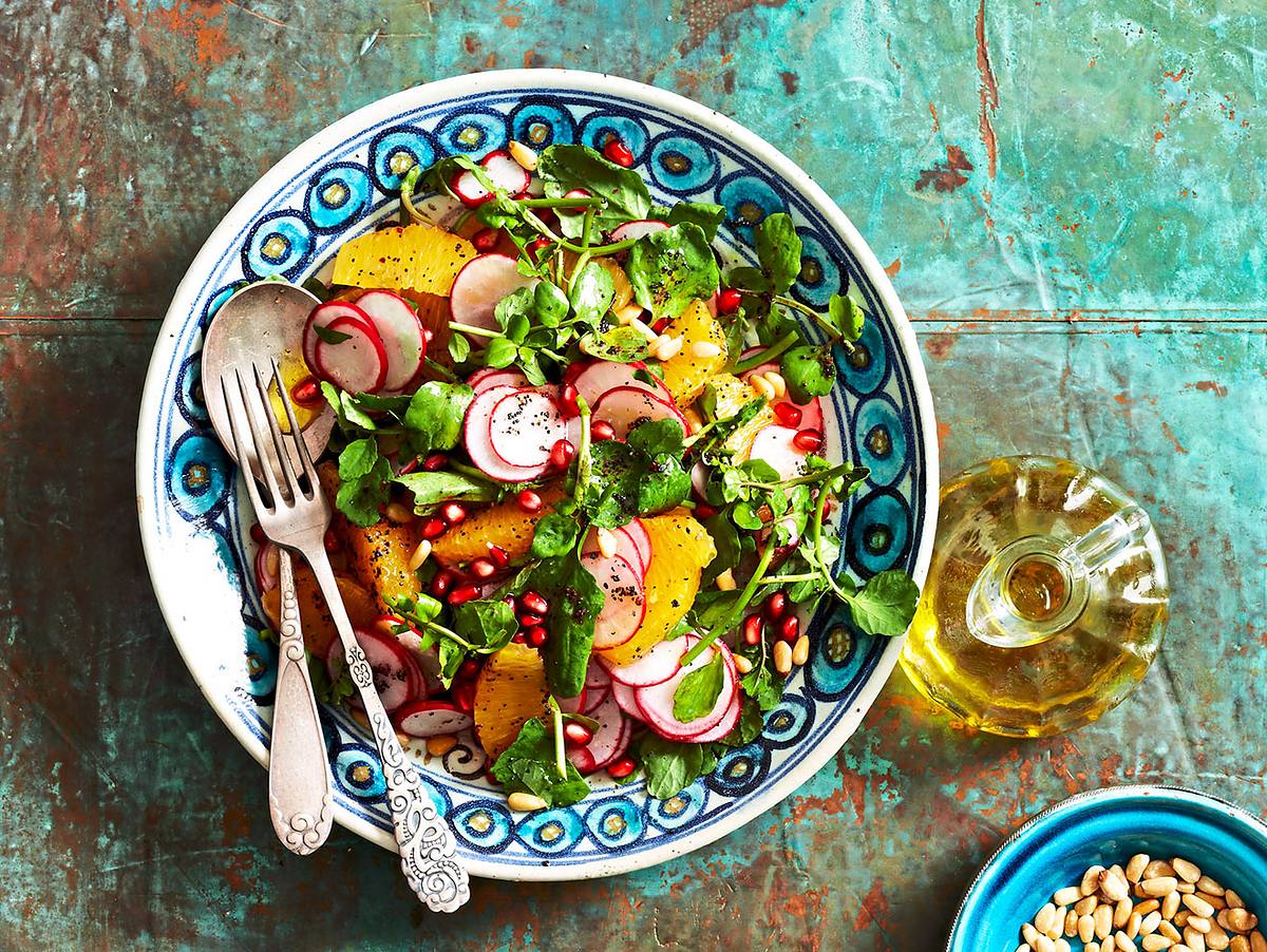 „Tu dir Gutes“-Salat mit Mohndressing Rezept