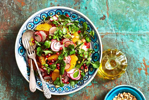 „Tu dir Gutes“-Salat mit Mohndressing Rezept
