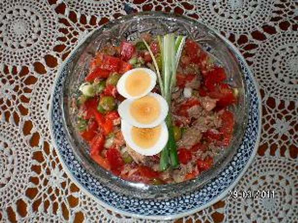 Tunesischer Thunfischsalat Rezept Tunesischer Thunfischsalat Rezept