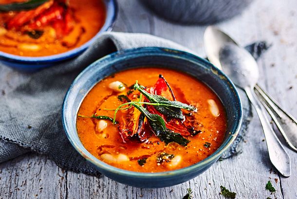 Turbomäßige Romesco-Suppe Rezept
