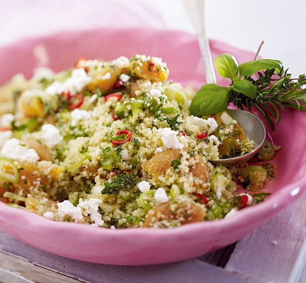 Tussi-Couscous mit Softaprikosen Rezept