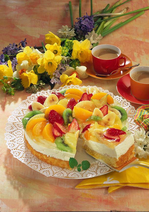 Tutti-Frutti-Torte Rezept Tutti-Frutti-Torte Rezept