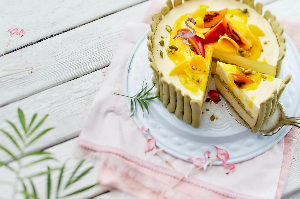 Tuttifrutti-Charlotte mit Mango Rezept