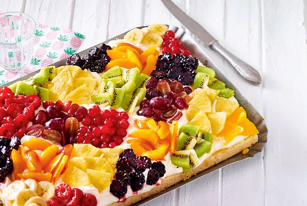 Tuttifrutti Zitronenkuchen Rezept Lecker