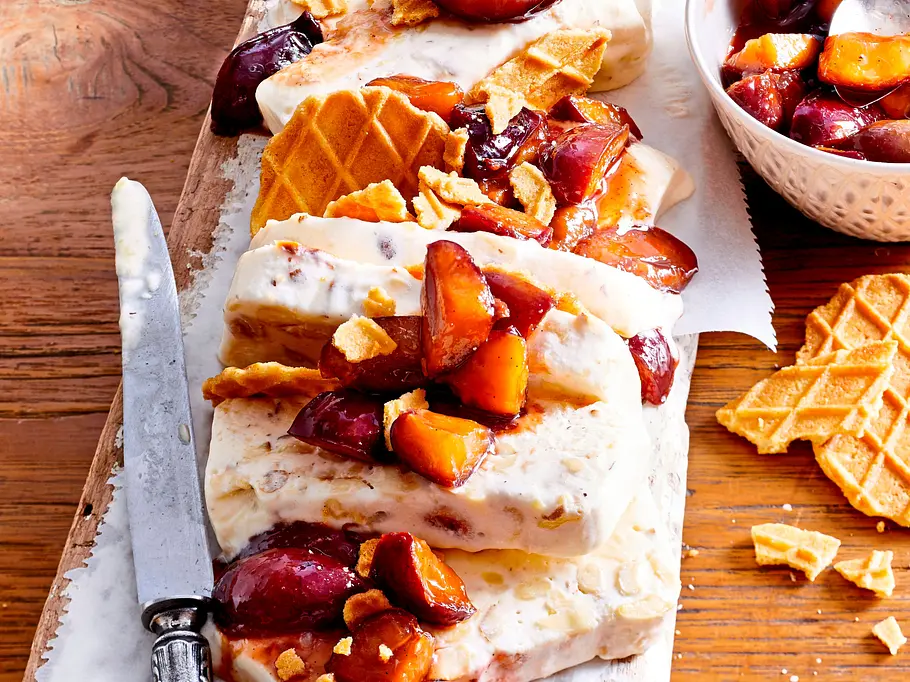 Pas de deux mit Karamellnuss & Frucht Rezept