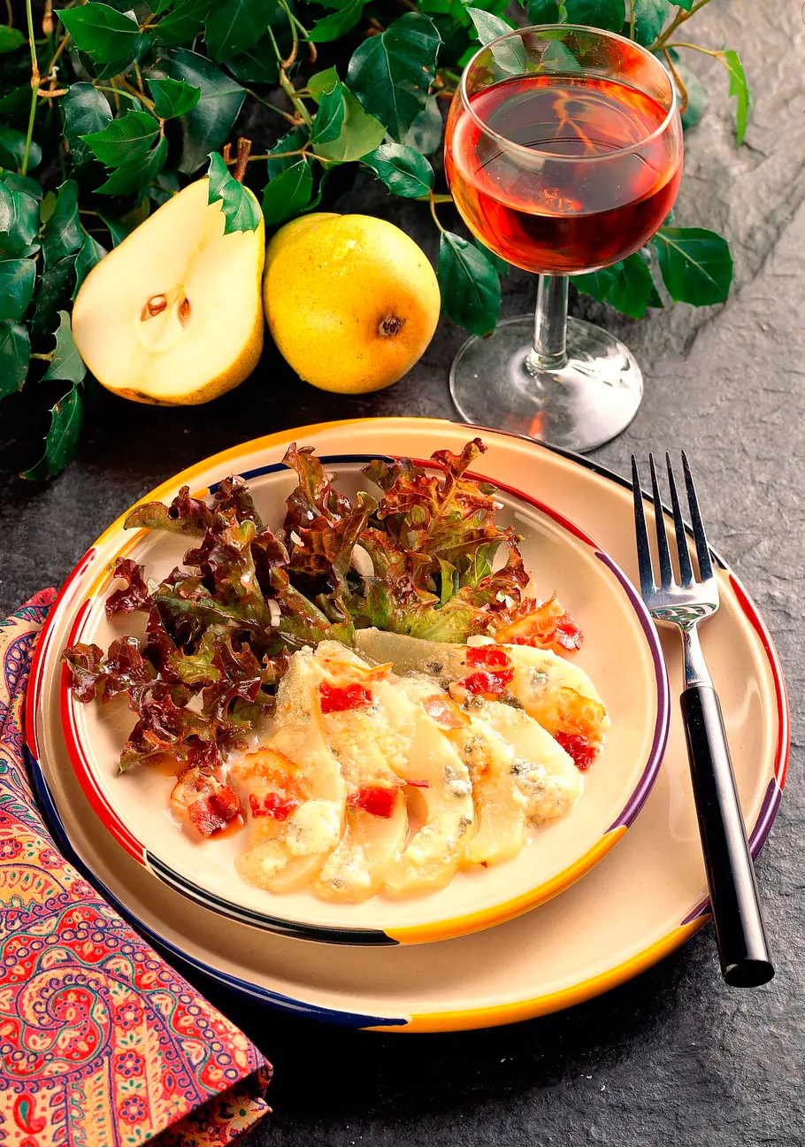 Überbackene Birne Rezept Überbackene Birne Rezept