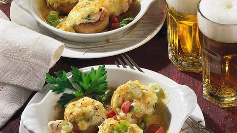 Überbackene Champignons Rezept - Foto: House of Food / Bauer Food Experts KG