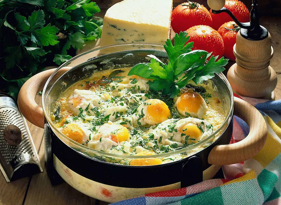 Überbackene Eier Rezept